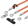 TECH-PROTECT C10S Rope презрамка и каишка за китка Оранжево/Титаниевo - TECH-PROTECT C10S Rope презрамка и каишка за китка Оранжево/Титаниевo - 5906302340095