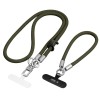 TECH-PROTECT C10S Rope Crossbody & Wrist (шнур) Olive Green/Titanium - 5906302340101