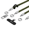 TECH-PROTECT C10S Rope Crossbody & Wrist (шнур) Olive Green/Titanium - 5906302340101