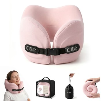 Tech-Protect ComfortRest Travel Neck Pillow Pink Tech-Protect ComfortRest Travel Neck Pillow Pink