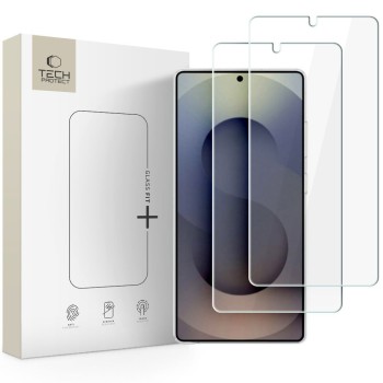 Закалено стъкло Tech-Protect Glass fit+ (2 броя) за Samsung Galaxy S26 Ultra, Ultra Clear