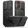 TECH-PROTECT Kevlar Aura MagSafe кейс за Samsung Galaxy A57 5G Black/Orange (с поставка) - TECH-PROTECT Kevlar Aura MagSafe кейс за Samsung Galaxy A57 5G Black/Orange (с поставка) - 5906302340163
