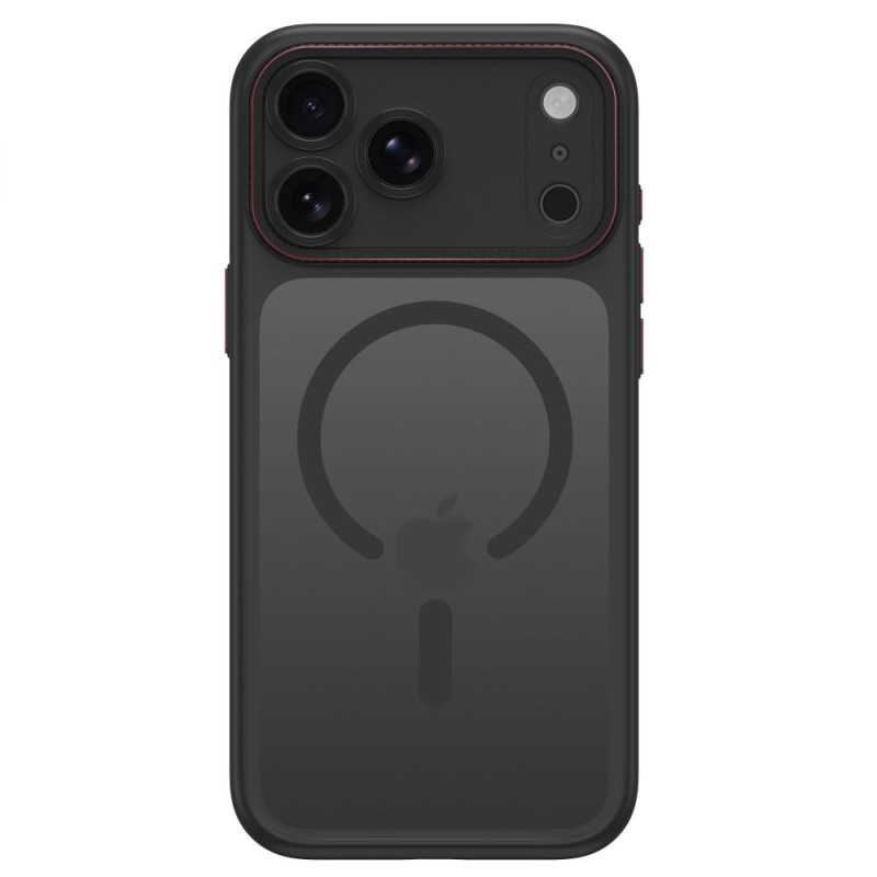 TECH-PROTECT MagCam MagSafe за iPhone 17 Pro Max / 18 Pro Max, матово черно/червено TECH-PROTECT MagCam MagSafe за iPhone 17 Pro Max / 18 Pro Max, матово черно/червено