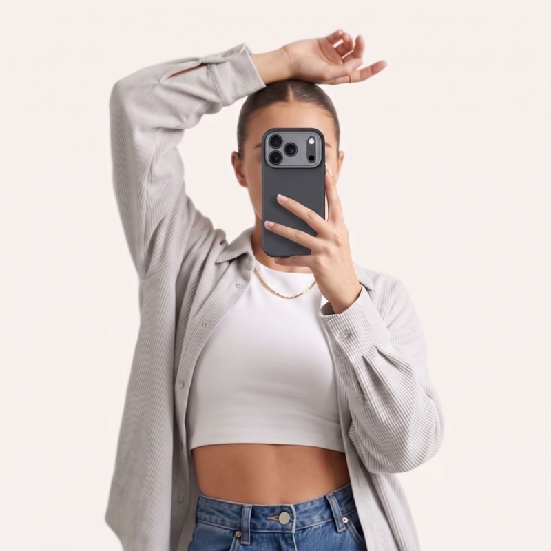 TECH-PROTECT UNIQ MAGSAFE CC за iPhone 17 Pro / 18 Pro, Charcoal Grey TECH-PROTECT UNIQ MAGSAFE CC за iPhone 17 Pro / 18 Pro, Charcoal Grey