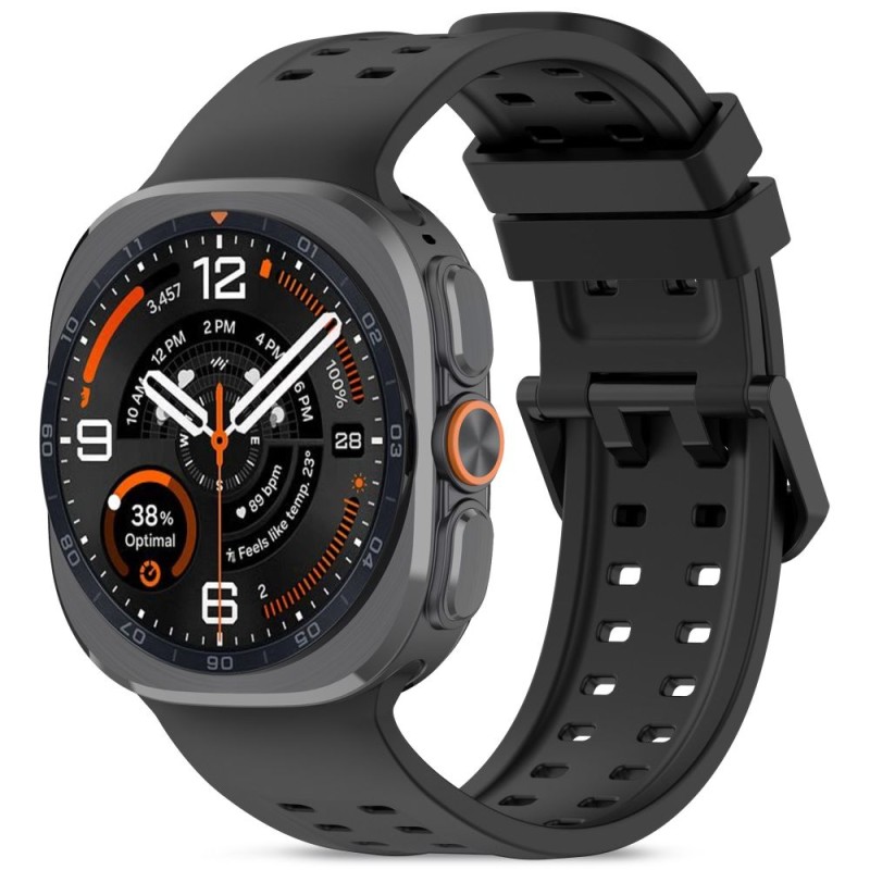 TECH-PROTECT SILICONE AIR Силиконова каишка за SAMSUNG GALAXY WATCH ULTRA 1 / 2 2024-2026 (47 мм) Black