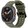 Tech-Protect Silicone Air силиконова каишка за Samsung Galaxy Watch Ultra 1 / 2 (2024–2026) 47 мм, маслинено зелена