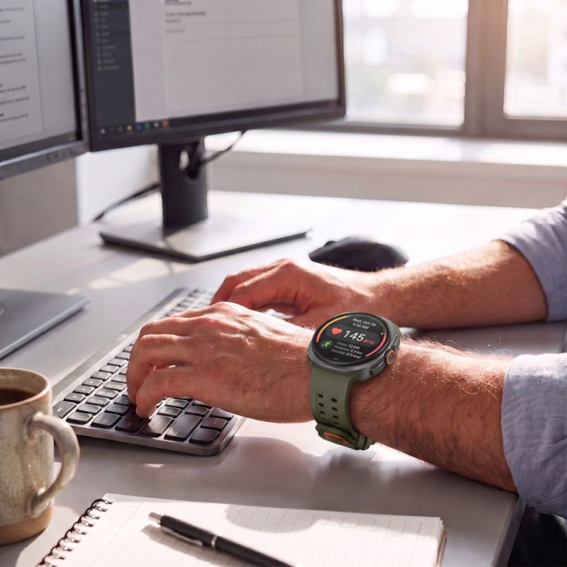 Tech-Protect Silicone Air силиконова каишка за Samsung Galaxy Watch Ultra 1 / 2 (2024–2026) 47 мм, маслинено зелена