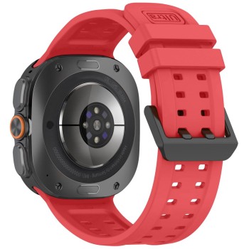 Tech-Protect Silicone Air силиконова каишка за Samsung Galaxy Watch Ultra 1 / 2 (2024–2026) 47 мм, Crimson Red
