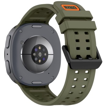 TECH-PROTECT Silicone Air каишка за Samsung Galaxy Watch 8/9/Classic (40/44/46 мм) Olive Green