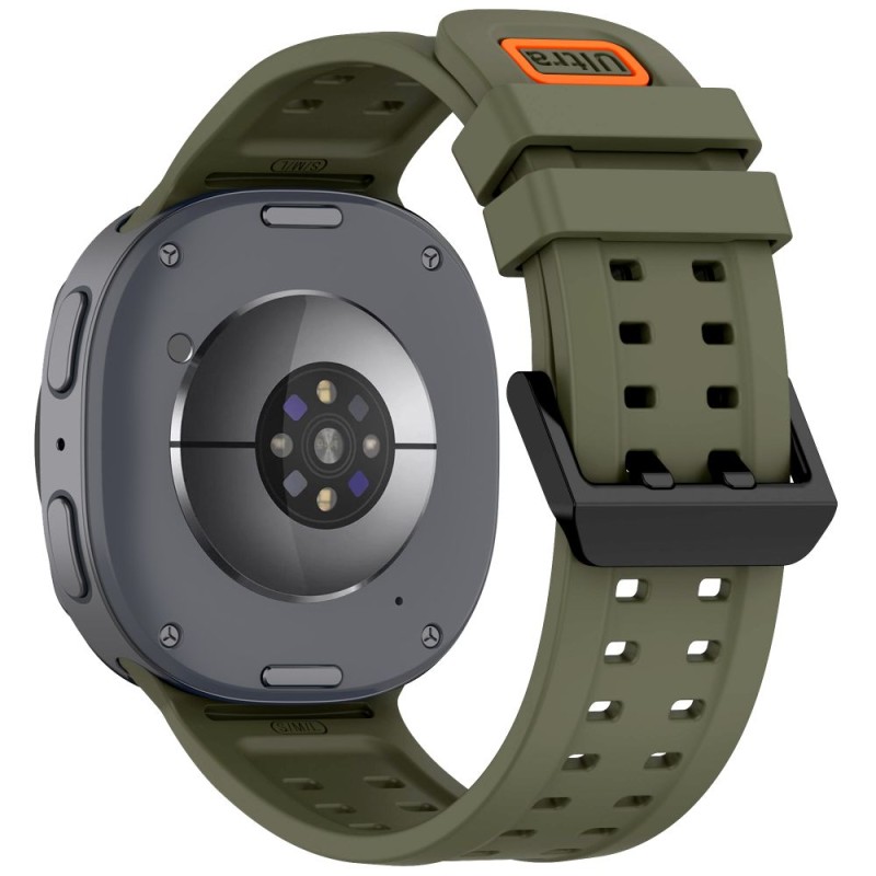TECH-PROTECT Silicone Air каишка за Samsung Galaxy Watch 8/9/Classic (40/44/46 мм) Olive Green