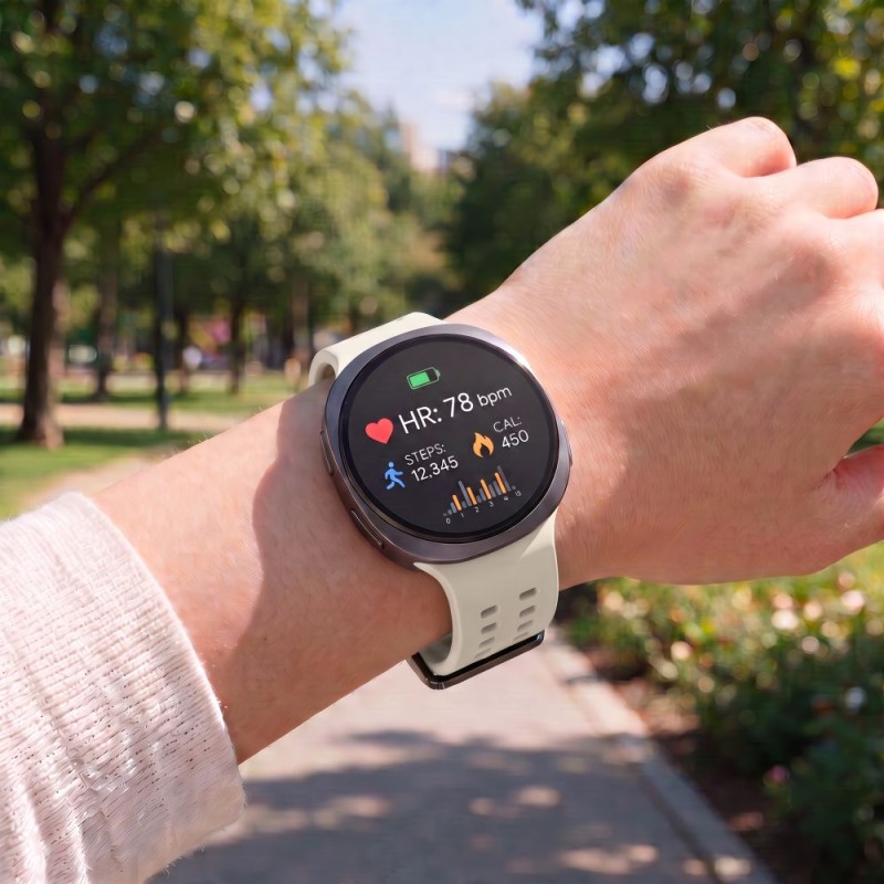 Tech-Protect Silicone Air силиконова каишка за Samsung Galaxy Watch 8 / 9 / Classic (40 / 44 / 46 мм) Starlight