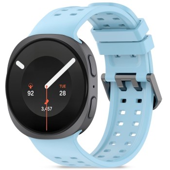 TECH-PROTECT Silicone Air силиконова каишка за Samsung Galaxy Watch 8 / 9 / Classic (40 / 44 / 46 mm) Baby Blue