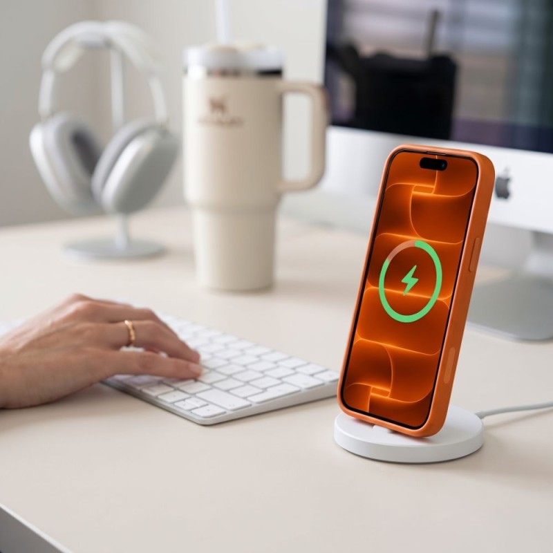 TECH-PROTECT MAGMAT Magsafe CC кейс за iPhone 17 Pro / 18 Pro мат Cosmic Orange (матов оранж)