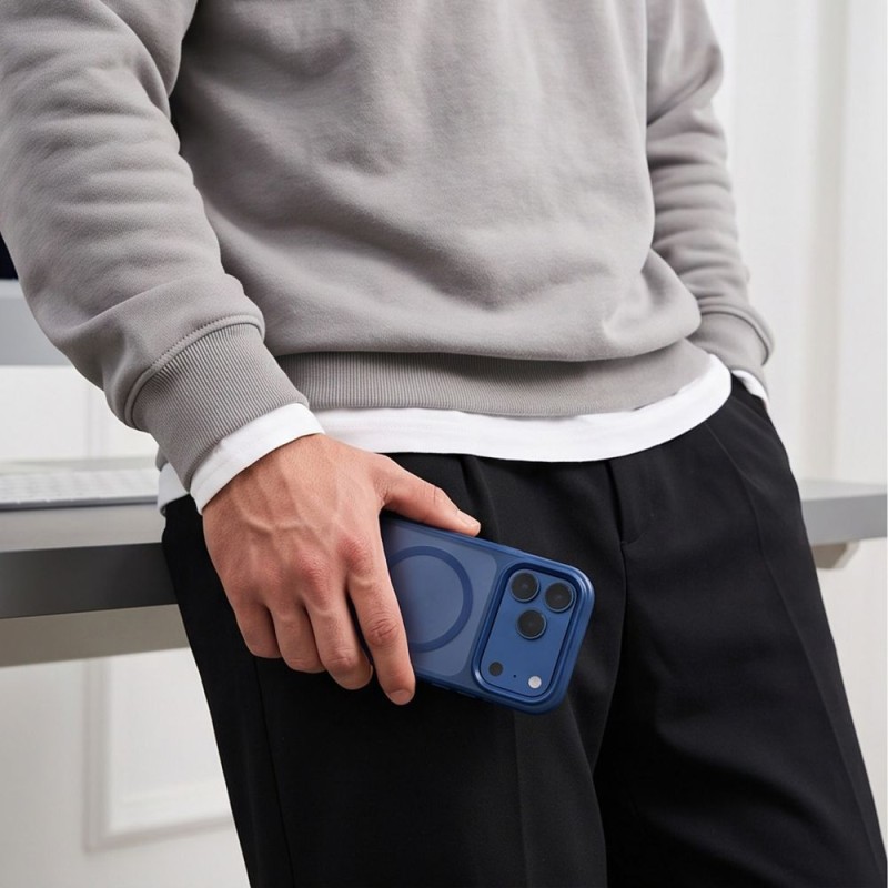 TECH-PROTECT MAGMAT Magsafe CC за iPhone 17 Pro / 18 Pro мат дълбоко синьо TECH-PROTECT MAGMAT Magsafe CC за iPhone 17 Pro / 18 Pro мат дълбоко синьо