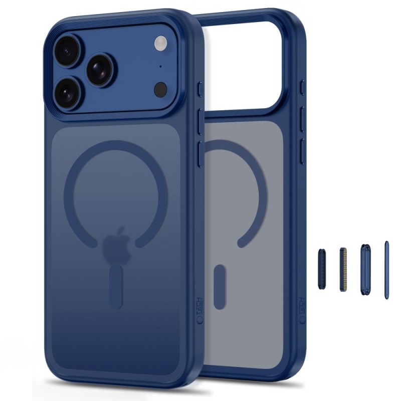 TECH-PROTECT Magmat Magsafe CC кейс за iPhone 17 Pro Max / 18 Pro Max, матово Deep Blue TECH-PROTECT Magmat Magsafe CC кейс за iPhone 17 Pro Max / 18 Pro Max, матово Deep Blue