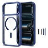 TECH-PROTECT MAGMAT MagSafe CC кейс за iPhone 17 Pro Max / 18 Pro Max Deep Blue/Clear