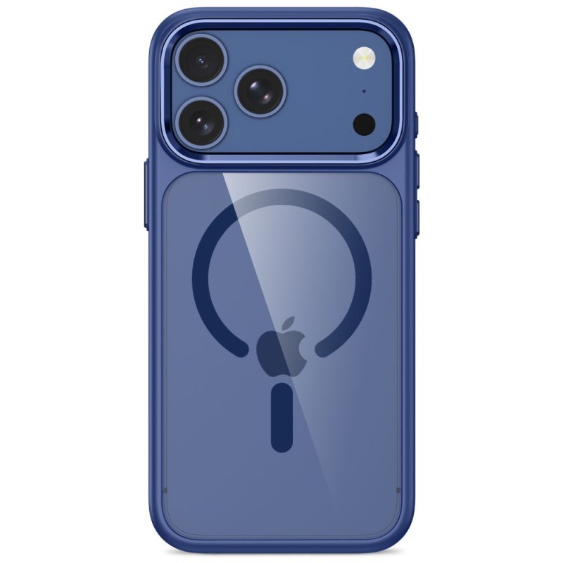 TECH-PROTECT MAGMAT MagSafe CC кейс за iPhone 17 Pro Max / 18 Pro Max Deep Blue/Clear