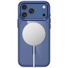 TECH-PROTECT MAGMAT MagSafe CC кейс за iPhone 17 Pro Max / 18 Pro Max Deep Blue/Clear