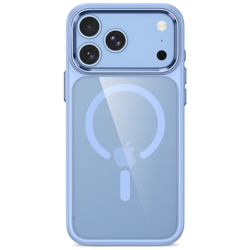 TECH-PROTECT Magmat Magsafe CC кейс за iPhone 17 Pro / 18 Pro Light Blue/Clear