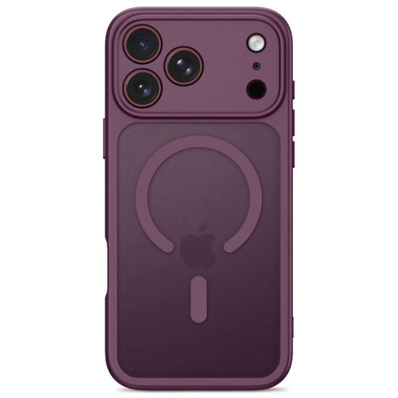 TECH-PROTECT BASICMAG MagSafe Кейс за iPhone 17 Pro / 18 Pro матъм тъмна вишна TECH-PROTECT BASICMAG MagSafe Кейс за iPhone 17 Pro / 18 Pro матъм тъмна вишна