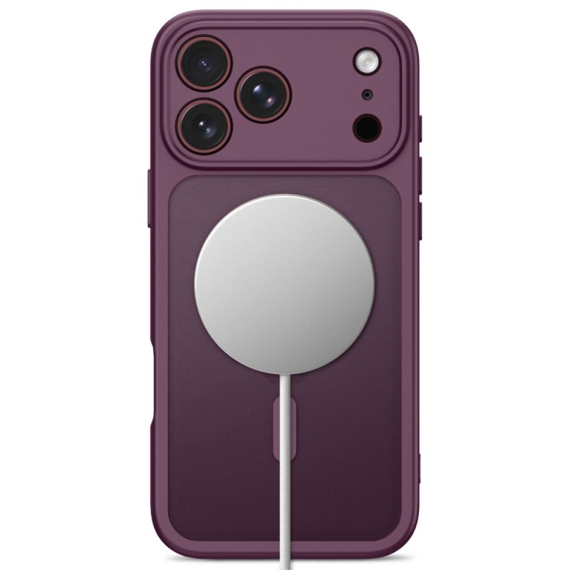 TECH-PROTECT BASICMAG MagSafe Кейс за iPhone 17 Pro / 18 Pro матъм тъмна вишна TECH-PROTECT BASICMAG MagSafe Кейс за iPhone 17 Pro / 18 Pro матъм тъмна вишна
