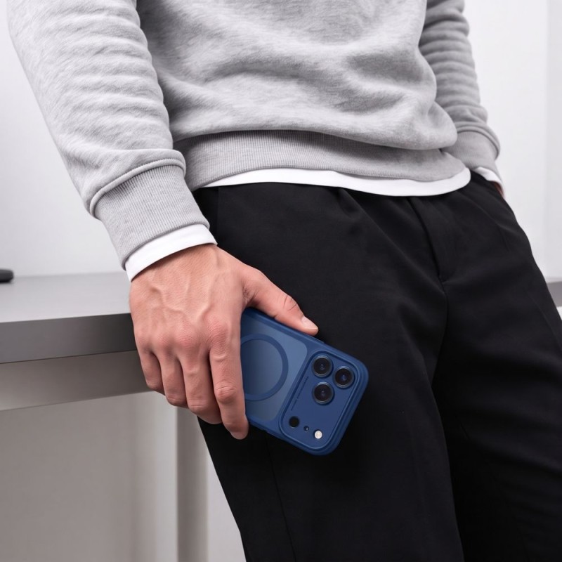 Tech-Protect MagPeak MagSafe CC за iPhone 17 Pro / 18 Pro Matte Deep Blue Tech-Protect MagPeak MagSafe CC за iPhone 17 Pro / 18 Pro Matte Deep Blue
