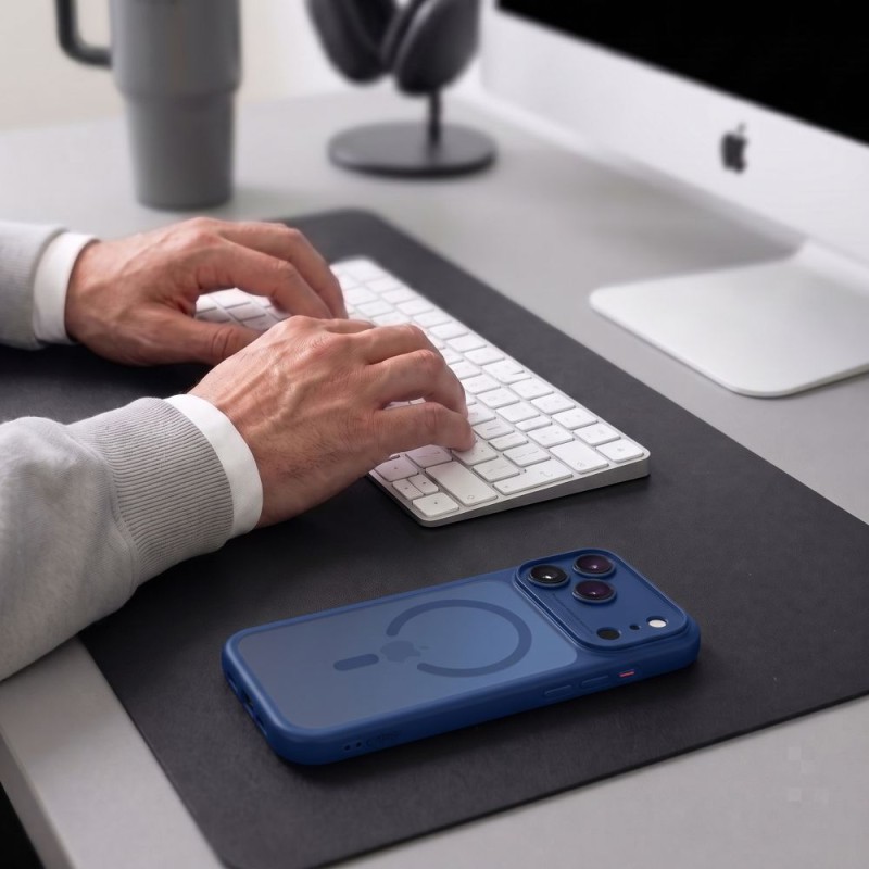 Tech-Protect MagPeak MagSafe CC за iPhone 17 Pro / 18 Pro Matte Deep Blue Tech-Protect MagPeak MagSafe CC за iPhone 17 Pro / 18 Pro Matte Deep Blue