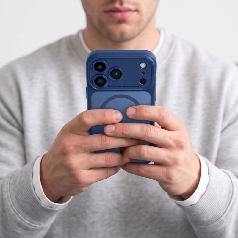 Tech-Protect MagPeak MagSafe CC за iPhone 17 Pro / 18 Pro Matte Deep Blue Tech-Protect MagPeak MagSafe CC за iPhone 17 Pro / 18 Pro Matte Deep Blue
