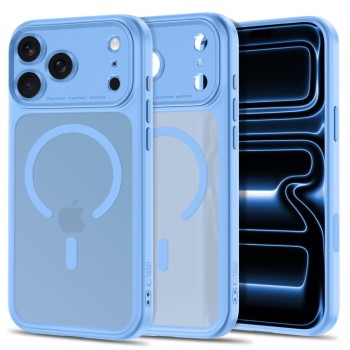 TECH-PROTECT MagPeak MagSafe CC за iPhone 17 Pro / 18 Pro, матово светлосиньо