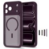 TECH-PROTECT MAGPEAK MAGSAFE CC за iPhone 17 Pro Max / 18 Pro Max, Matte Burgundy TECH-PROTECT MAGPEAK MAGSAFE CC за iPhone 17 Pro Max / 18 Pro Max, Matte Burgundy
