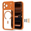 TECH-PROTECT MagPeak MagSafe CC кейс за iPhone 17 Pro Max / 18 Pro Max Cosmic Orange/Clear TECH-PROTECT MagPeak MagSafe CC кейс за iPhone 17 Pro Max / 18 Pro Max Cosmic Orange/Clear