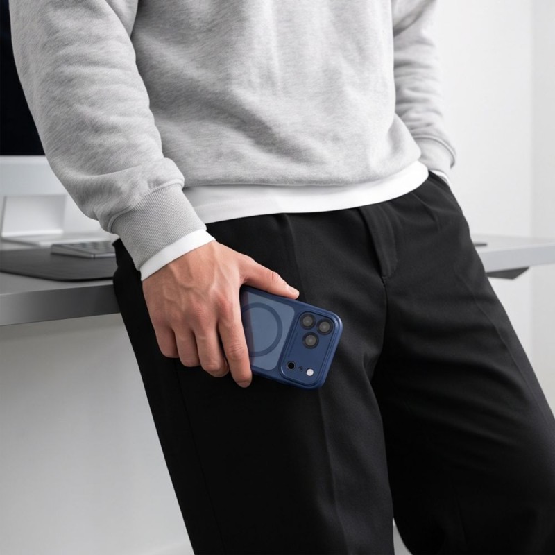 TECH-PROTECT MagPeak MagSafe CC за iPhone 17 Pro / 18 Pro Deep Blue/Clear (5906302341962) TECH-PROTECT MagPeak MagSafe CC за iPhone 17 Pro / 18 Pro Deep Blue/Clear (5906302341962)