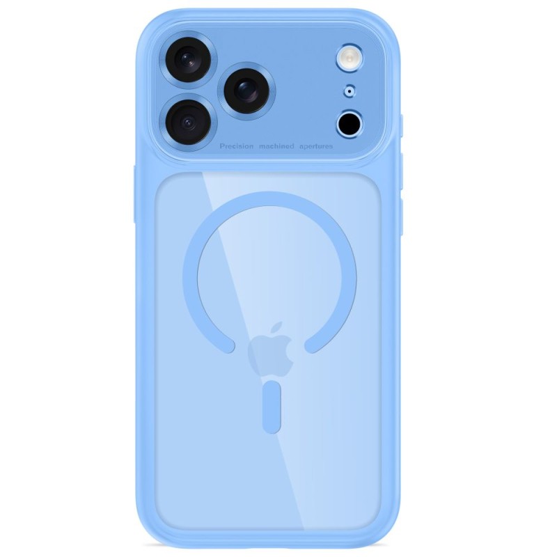 TECH-PROTECT MagPeak MagSafe CC кейс за iPhone 17 Pro Max / 18 Pro Max Light Blue/Clear (5906302341993) TECH-PROTECT MagPeak MagSafe CC кейс за iPhone 17 Pro Max / 18 Pro Max Light Blue/Clear (5906302341993)