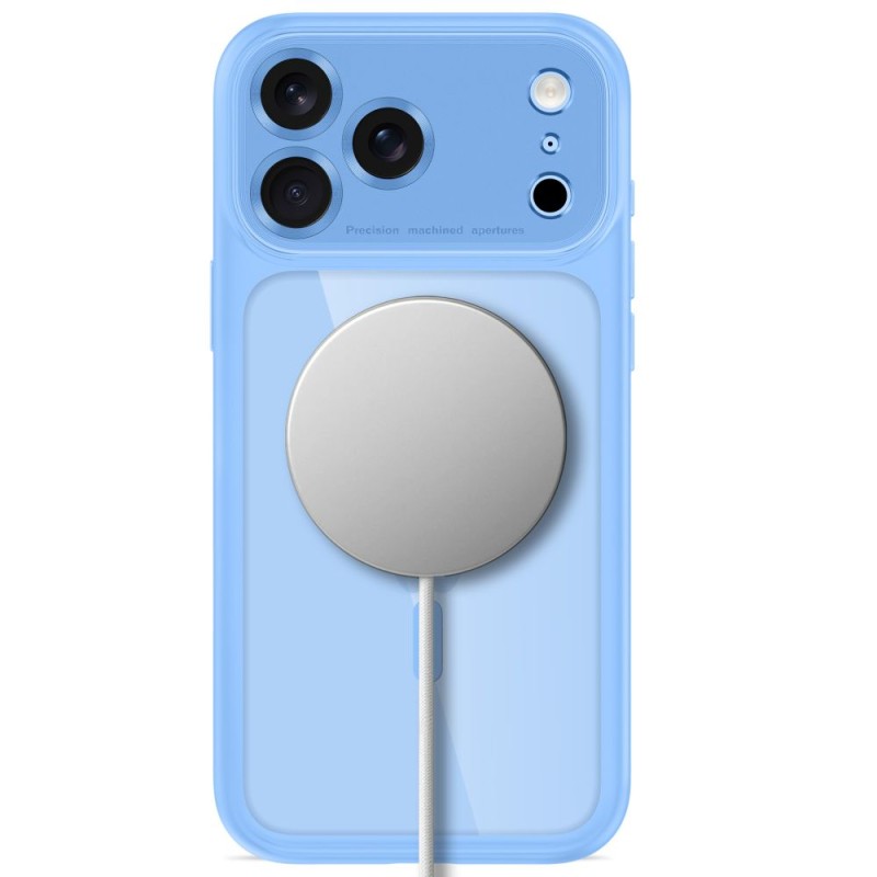 TECH-PROTECT MagPeak MagSafe CC кейс за iPhone 17 Pro Max / 18 Pro Max Light Blue/Clear (5906302341993) TECH-PROTECT MagPeak MagSafe CC кейс за iPhone 17 Pro Max / 18 Pro Max Light Blue/Clear (5906302341993)