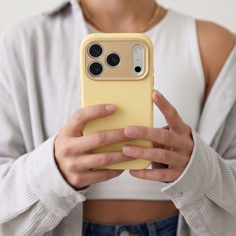 TECH-PROTECT UNIQ MagSafe CC за iPhone 17 Pro / 18 Pro – Mellow Yellow