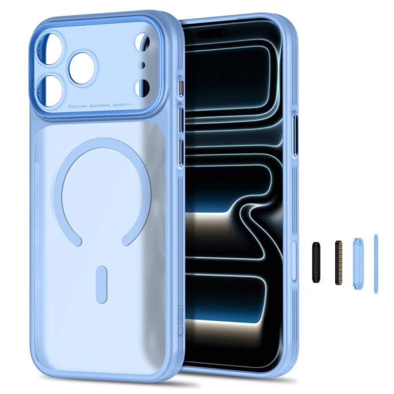 TECH-PROTECT MagPrime MagSafe CC за iPhone 17 Pro / 18 Pro, матов светлосин