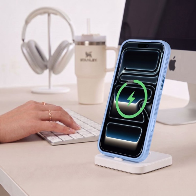 TECH-PROTECT MagPrime MagSafe CC за iPhone 17 Pro / 18 Pro, матов светлосин