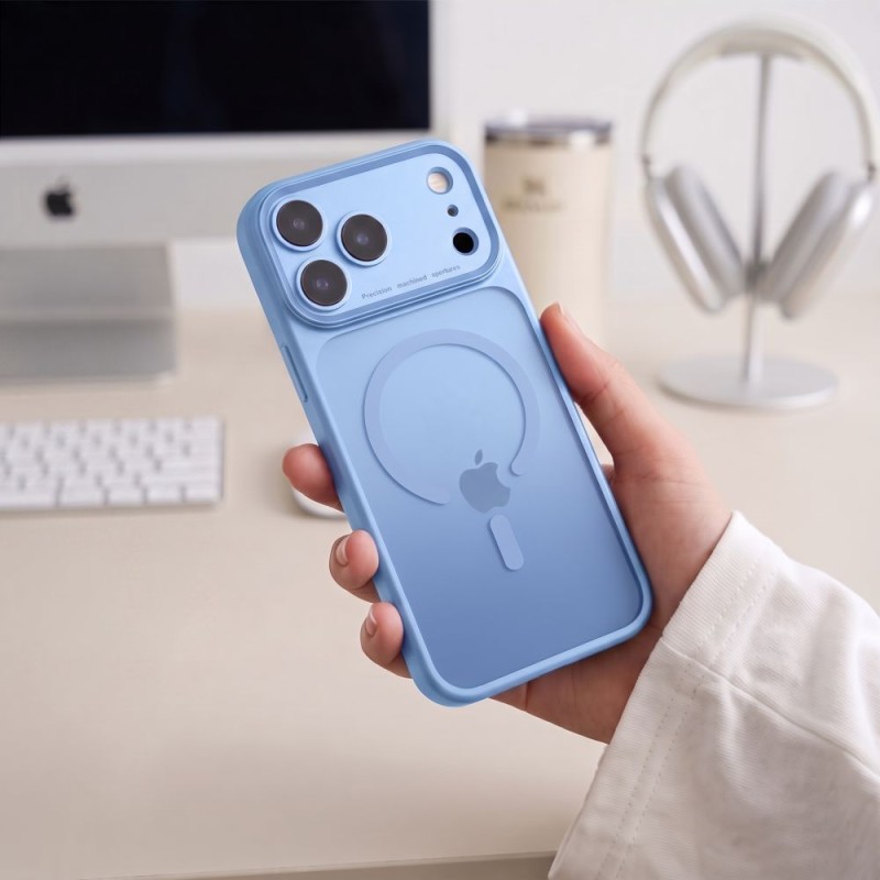 TECH-PROTECT MagPrime MagSafe CC за iPhone 17 Pro / 18 Pro, матов светлосин