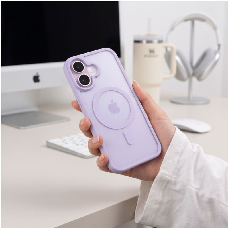 TECH-PROTECT BASICMAG MAGSAFE за iPhone 17 мат лавандов TECH-PROTECT BASICMAG MAGSAFE за iPhone 17 мат лавандов