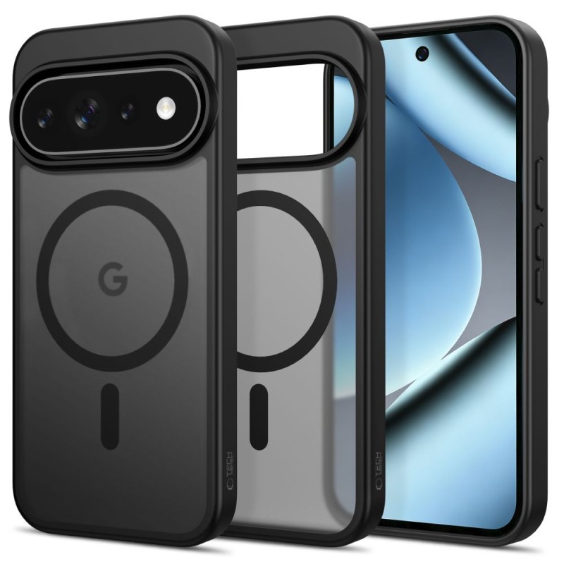 TECH-PROTECT MAGMAT Magsafe калъф за Google Pixel 9 / 9 Pro / 10 / 10 Pro / 11 / 11 Pro матово черен