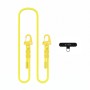 TECH-PROTECT C5SD въжен презрамъчен ремък за телефон Canary Yellow
