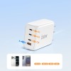 TECH-PROTECT NC200W-GAN 4-портов мрежов заряден адаптер 200W PD / QC3.0 (GaN) Бял - TECH-PROTECT NC200W-GAN 4-портов мрежов заряден адаптер 200W PD / QC3.0 (GaN) Бял - 5906302352357