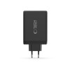 TECH-PROTECT NC240W-GAN мрежово зарядно 4-портово 240W, PD, QC3.0 (черно) - TECH-PROTECT NC240W-GAN мрежово зарядно 4-портово 240W, PD, QC3.0 (черно) - 5906302352364