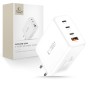 Tech-Protect NC240W-GAN Мрежово зарядно 4-порт PD 240W / QC3.0 (бяло)