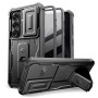 TECH-PROTECT KEVLAR CAM+ 2-SET за Samsung Galaxy S26 BLACK (две предни рамки)