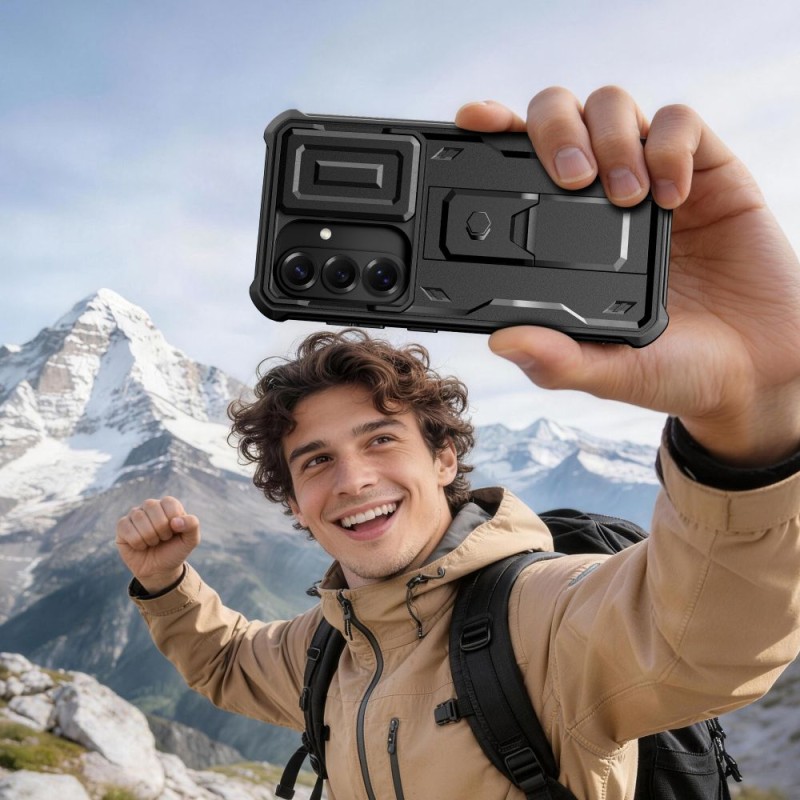 TECH-PROTECT KEVLAR CAM+ 2-SET за Samsung Galaxy S26 BLACK (две предни рамки) - TECH-PROTECT KEVLAR CAM+ 2-SET за Samsung Galaxy S26 BLACK (две предни рамки) - 5906302352395