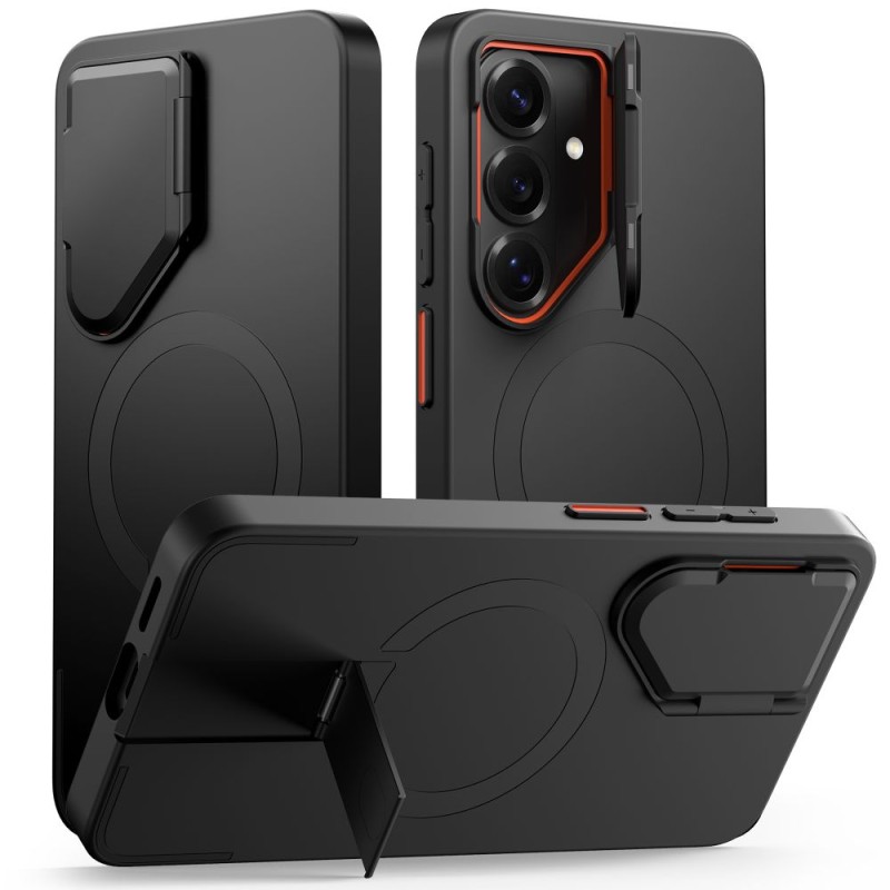 TECH-PROTECT KEVLAR AURA MAGSAFE Case за Samsung Galaxy S26 Black/Orange - TECH-PROTECT KEVLAR AURA MAGSAFE Case за Samsung Galaxy S26 Black/Orange - 5906302352401