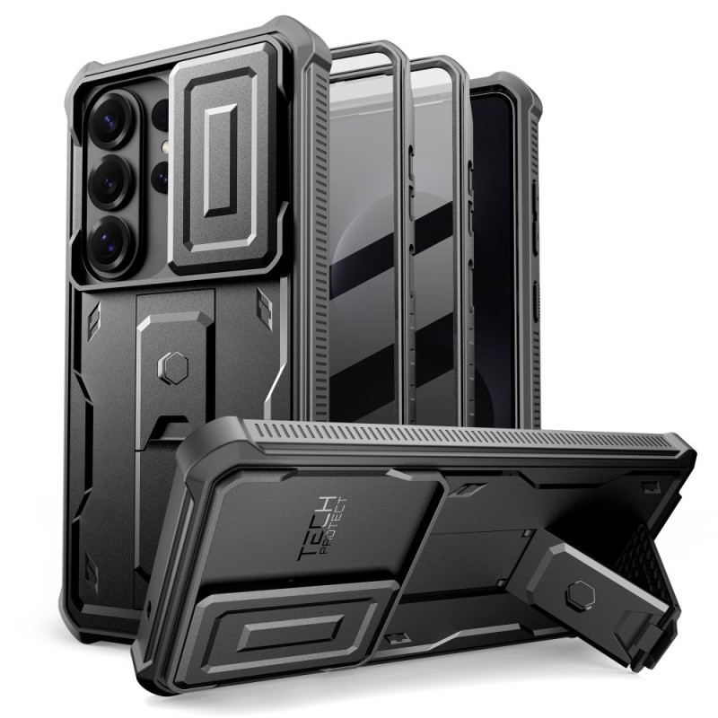 TECH-PROTECT KEVLAR CAM+ 2-SET кейс с броня за Samsung Galaxy S26 Ultra BLACK (2 части) - TECH-PROTECT KEVLAR CAM+ 2-SET кейс с броня за Samsung Galaxy S26 Ultra BLACK (2 части) - 5906302352418