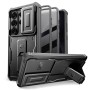 TECH-PROTECT KEVLAR CAM+ 2-SET кейс с броня за Samsung Galaxy S26 Ultra BLACK (2 части)