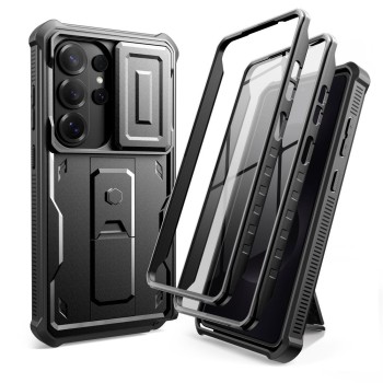 TECH-PROTECT KEVLAR CAM+ 2-SET кейс с броня за Samsung Galaxy S26 Ultra BLACK (2 части) TECH-PROTECT KEVLAR CAM+ 2-SET кейс с броня за Samsung Galaxy S26 Ultra BLACK (2 части)